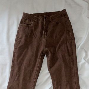 Brown Flare Jeans